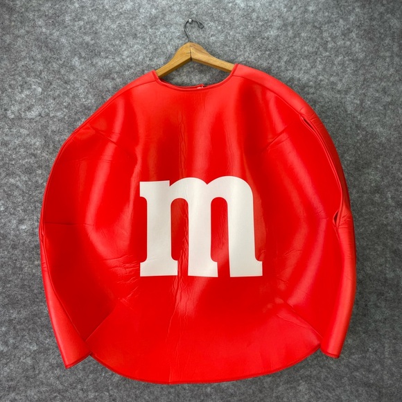 Rubie's Other - Rubies Red M&M Adult Costume One Size Halloween Dress Up Cosplay Holiday Party